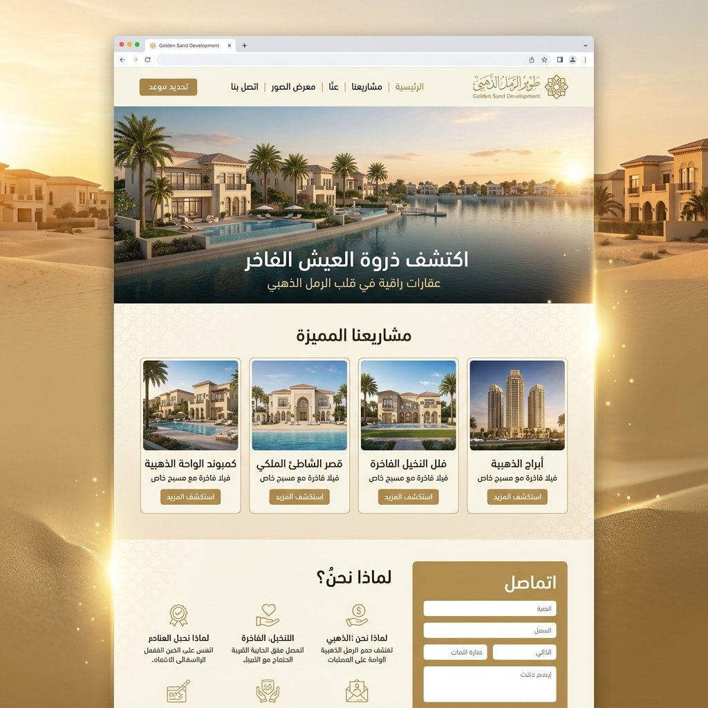 القالب الذهبي للمشاريع